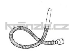 Soteco sací horkuodolná hadice, 3 m, pr. 40 mm, vstup 70 mm - kompletní