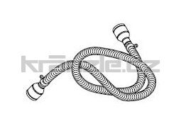Soteco sací horkuodolná propojovací hadice, antistatická, 3 m, pr. 50 mm, vstup 70 mm, pro separátor