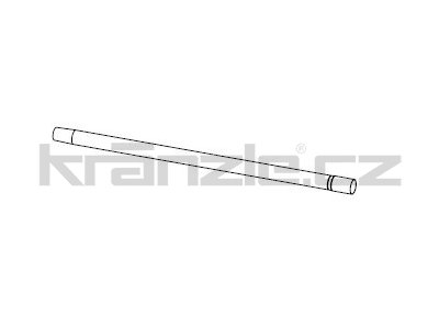 Soteco trubice nerez, 85 cm, pr. 40 mm