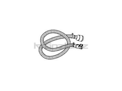 Soteco sací horkuodolná hadice, antistatická, 3 m, pr. 50 mm, vstup 70 mm - kompletní
