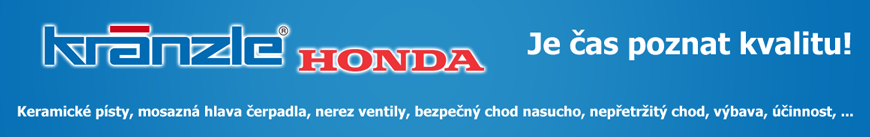 Čističe Kränzle s motorem Honda