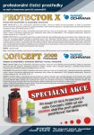 P�i koupi t�� litr� Protectoru X nebo Conceptu 2000 od n�s ZDARMA obdr��te profi p�tilitrov� post�ikova� Gardena.