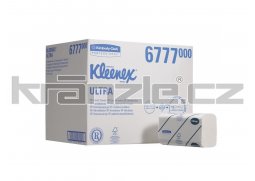 Kimberly-Clark (6777) KLEENEX® ULTRA Papírové ručníky skládané 2-vrstvé bílé, 30 balení x 124 utěrek - 3720 ks