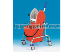 Úklidový vozík jednokbelíkový-nerez CLAROL 21005E